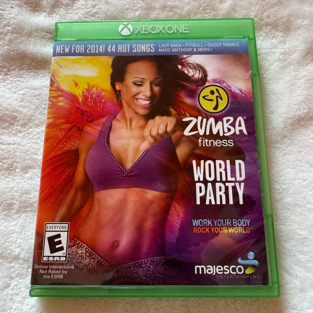 Xbox One Zumba Fitness World Party DVD Workout Dance Video Game 2014